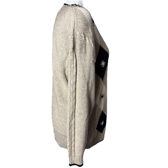 Lizwear Petite Small Vintage Knit Cardigan Old Money Aesthetic 90s Preppy - Picture 3 of 11